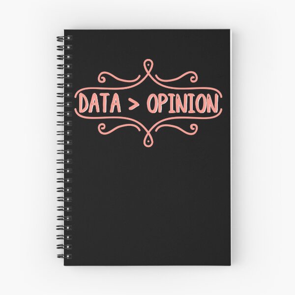 Item preview, Data is greater than opinion. data > opinion designed and sold by ronaldsonou.