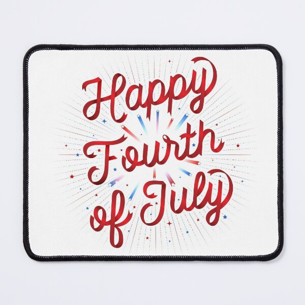 Item preview, Happy Fourth of July (Red) designed and sold by Katrina Sutton.