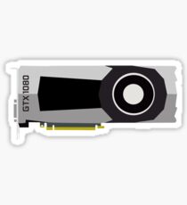 Minimal GTX 1080 Sticker