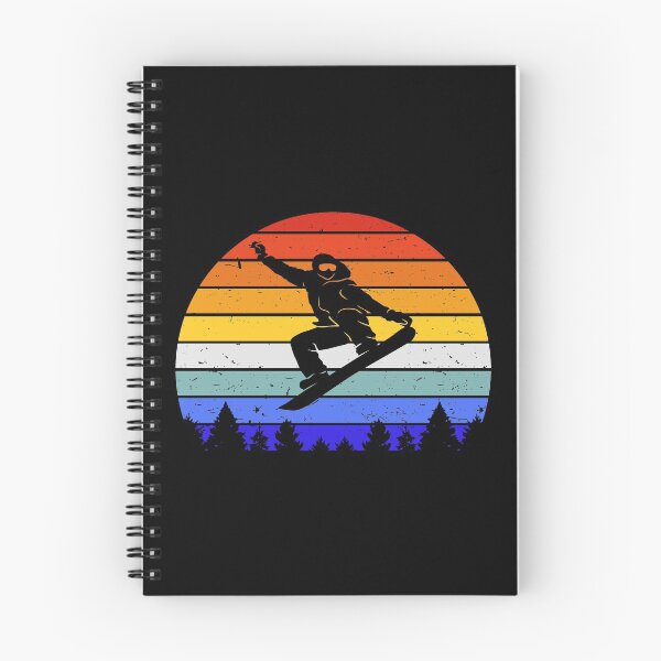 Item preview, Vintage Retro Snowboarder Sunset Snowboard III designed and sold by Lemon Pepper.