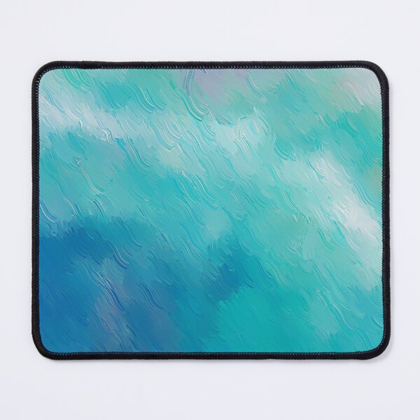 Item preview, Blanket blue background water oil pillow  designed and sold by Anaconda23.
