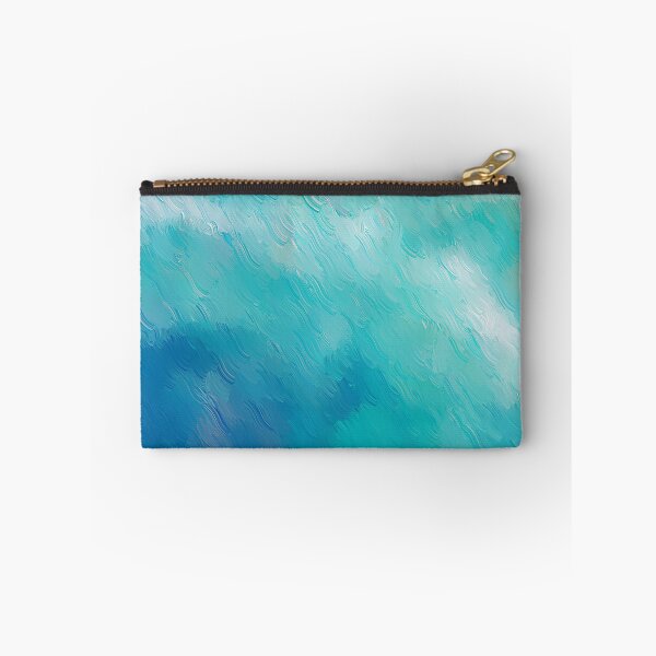 Item preview, Blanket blue background water oil pillow  designed and sold by Anaconda23.