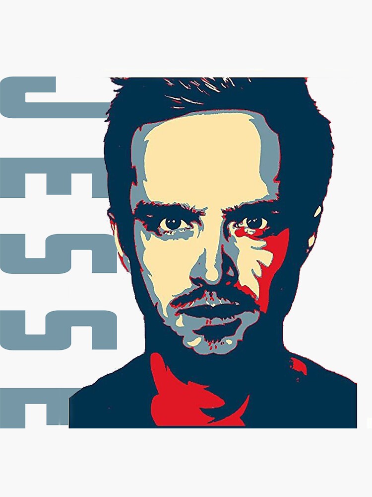 Jesse Pinkman Sticker Sticker For Sale By Seriesshop07 Redbubble