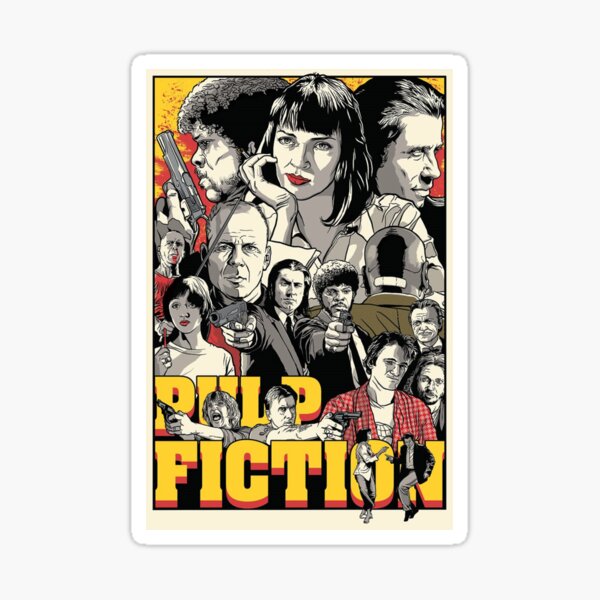 Pulp Fiction Sticker