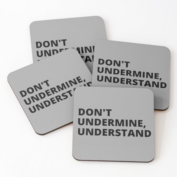 Item preview, Don't Undermine, Understand, People Fact, Essential T-Shirt designed and sold by JoesCornerStore.