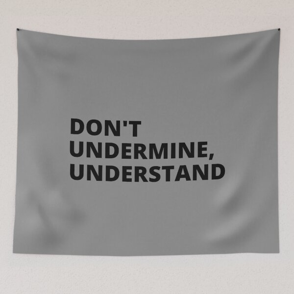 Item preview, Don't Undermine, Understand, People Fact, Essential T-Shirt designed and sold by JoesCornerStore.