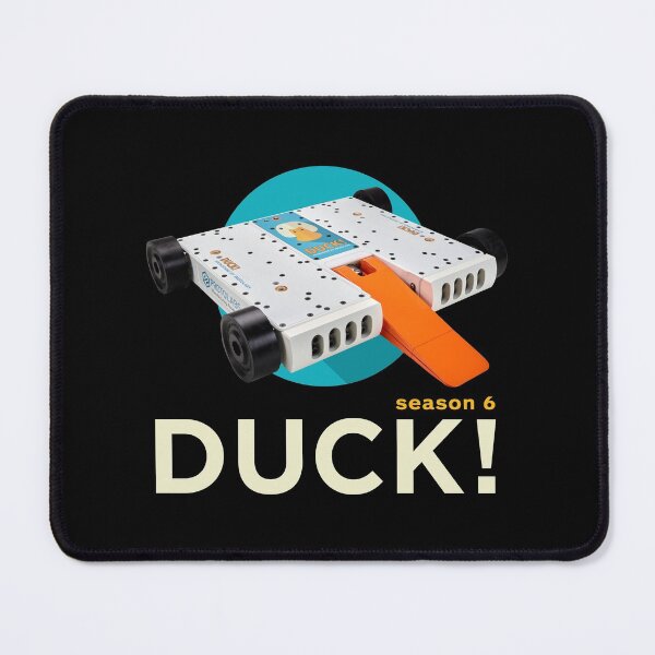 Item preview, DUCK! Season 6: The popular combat robot now has fabulous merch. designed and sold by Hal Rucker.