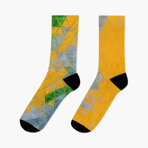 Item preview, Yellow and Gray mosaic designed and sold by LibicoStore.