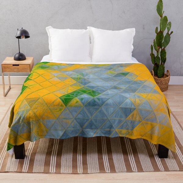 Item preview, Yellow and Gray mosaic designed and sold by LibicoStore.
