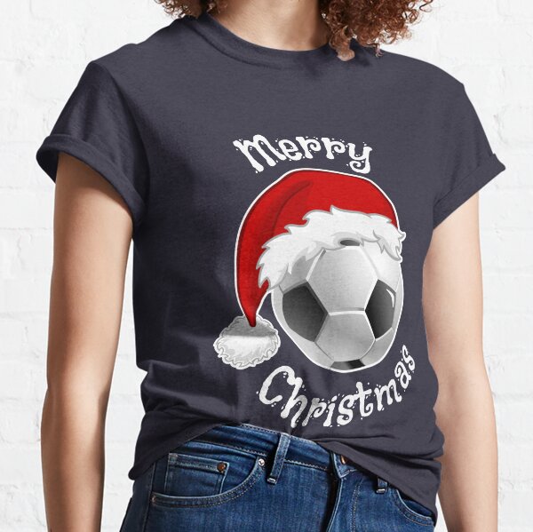 Soccer Ball Snowman Christmas Ugly Sweater Shirt Noel Merry Xmas Sweatshirt 