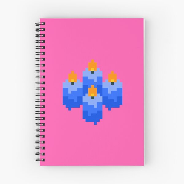 Item preview, Little Dark Blue Pixel Candles designed and sold by rin3d .