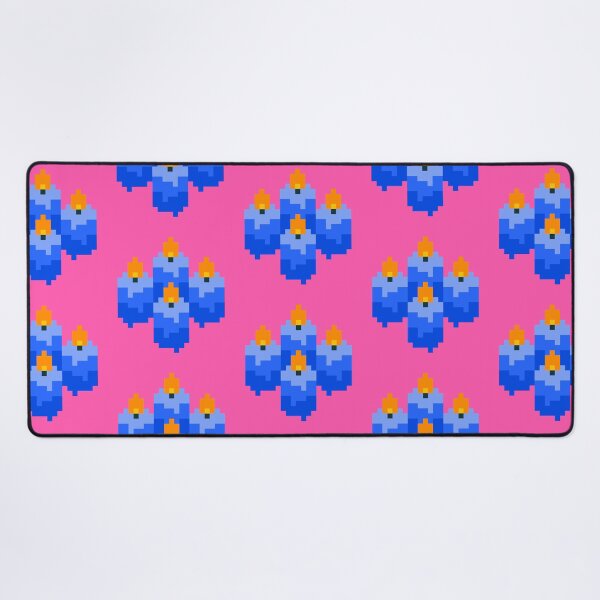 Item preview, Little Dark Blue Pixel Candles designed and sold by rin3d .
