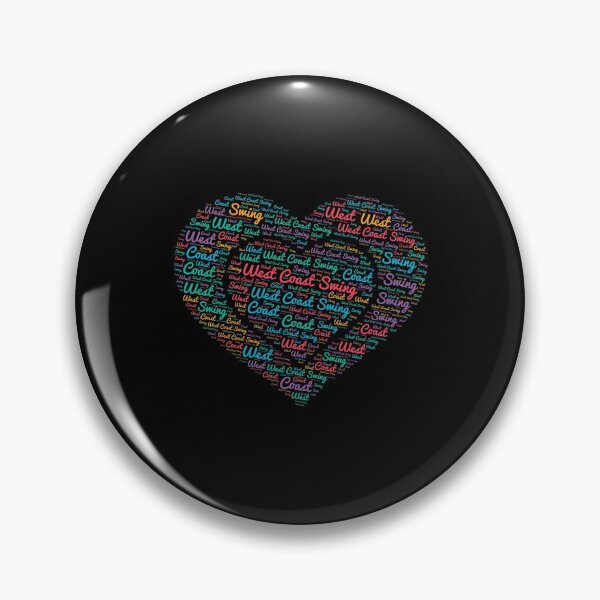 Item preview, West Coast Swing Dance Heart designed and sold by Dubbra.