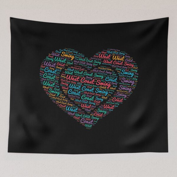 Item preview, West Coast Swing Dance Heart designed and sold by Dubbra.