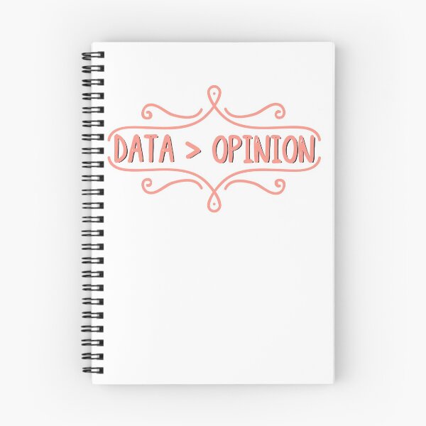 Item preview, Data is greater than opinion. data > opinion designed and sold by ronaldsonou.