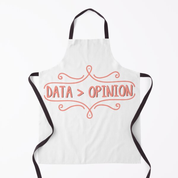Item preview, Data is greater than opinion. data > opinion designed and sold by ronaldsonou.