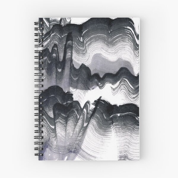 Item preview, ink explorations (190) - abstract black india ink painting designed and sold by expl-rations.