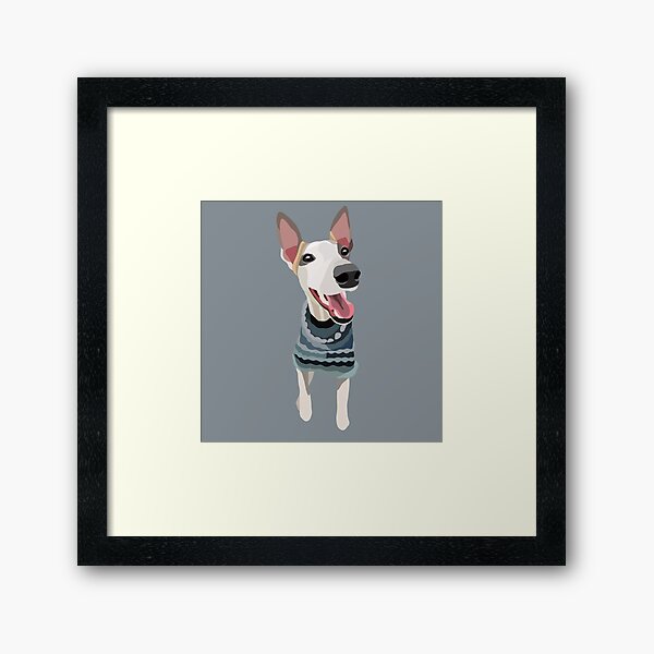 Item preview, Whippet Dog Portrait Digital Illustration designed and sold by sherylwylie.