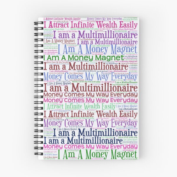 Item preview, Law of Attraction Vision Board Wealth Multimillionaire Pink Purple designed and sold by frankie5368.