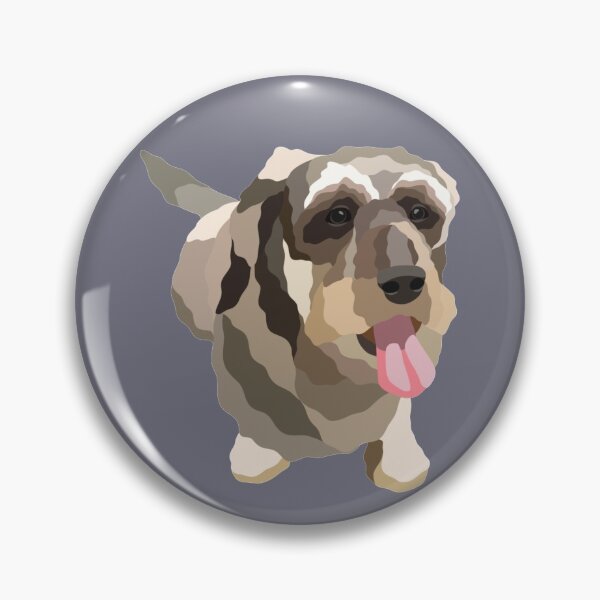 Item preview, Wire Haired Dachshund Dog Portrait Digital Illustration designed and sold by sherylwylie.