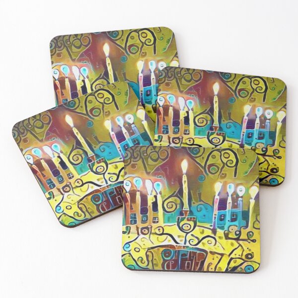 Item preview, Bright Lights Menorah designed and sold by ninasilver.