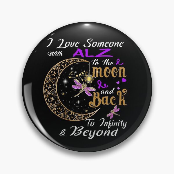 Item preview, I Love Someone With ALZ To The Moon And Back designed and sold by Adropine.