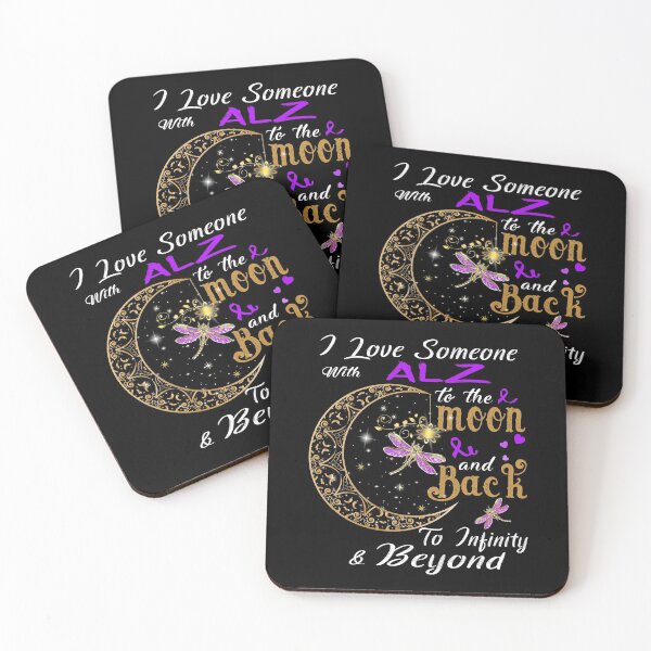 Item preview, I Love Someone With ALZ To The Moon And Back designed and sold by Adropine.