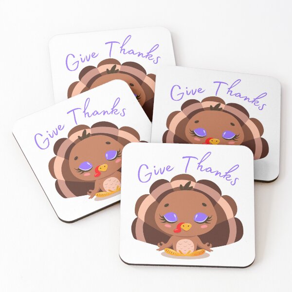 Item preview, Give thanks, meditating turkey, yoga turkey  designed and sold by t0xicpezz.