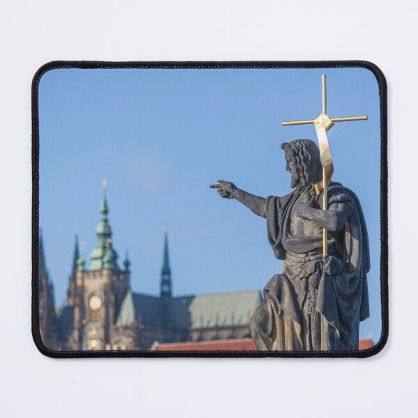 Item preview, Statue of Jesus pointing to St Vitus's Cathedral designed and sold by Graham Prentice.