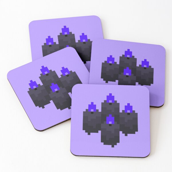 Item preview, Magical Little Black Pixel Candles designed and sold by rin3d .