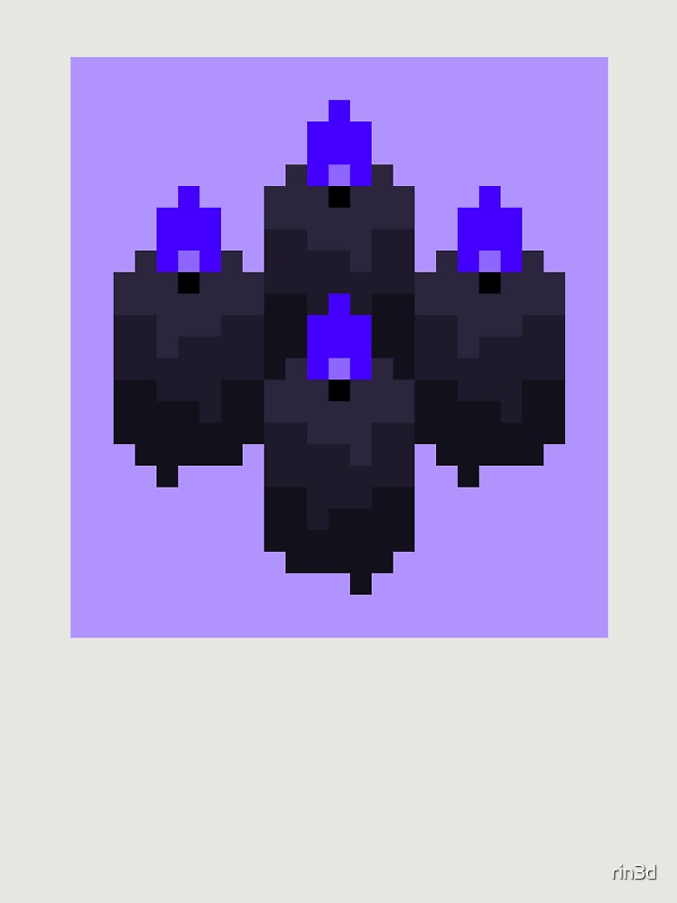 Thumbnail 6 von 6, Premium Oversized Pullover, Magical Little Black Pixel Candles designt und verkauft von rin3d .