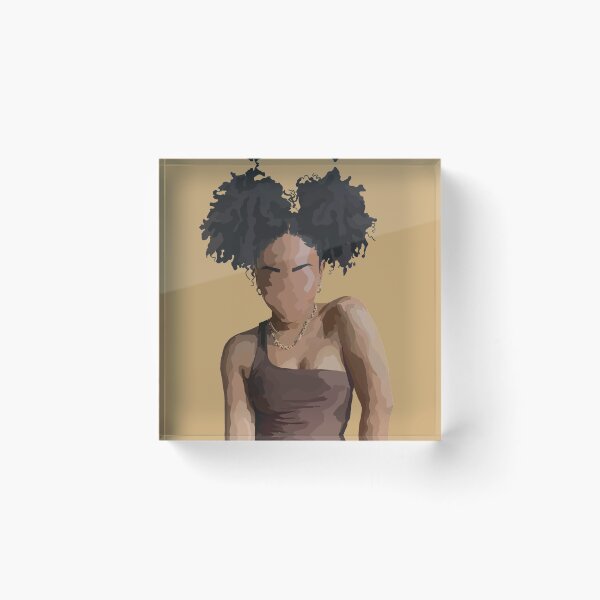 Item preview, lauryn nicole curly puffs designed and sold by luzerome.