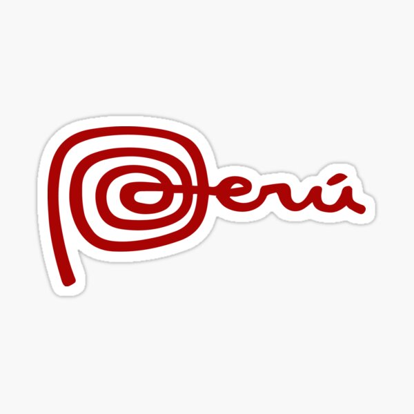 Item preview, Peru designed and sold by luggagestickers.