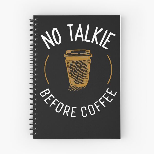Item preview, NO TALKIE BEFORE COFFEE T-SHIRT COFFEE LOVER ESSENTIAL  designed and sold by BestCoolStuff.