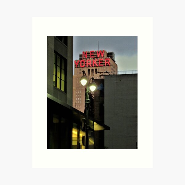 Artikel-Vorschau von New Yorker im Nighthawks-Stil, designt und verkauft von fellowsden.