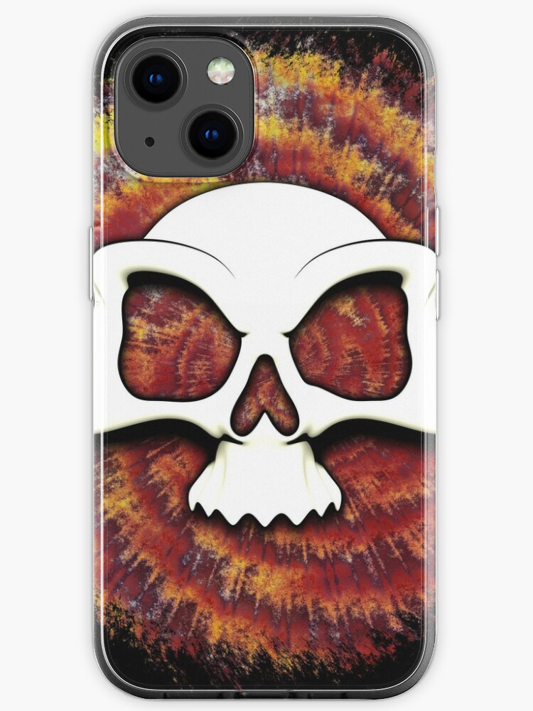  iPhone XS Max Horror Blue Fire Flame Skull Awesome