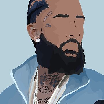 Nipsey Hussle Art Print for Sale by luzerome