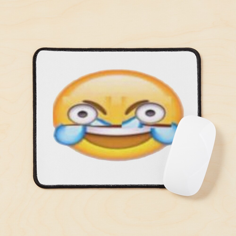 LMAO Laughing crying eyes open insane emoji Art Board Print for Sale by  Ariobubble | Redbubble