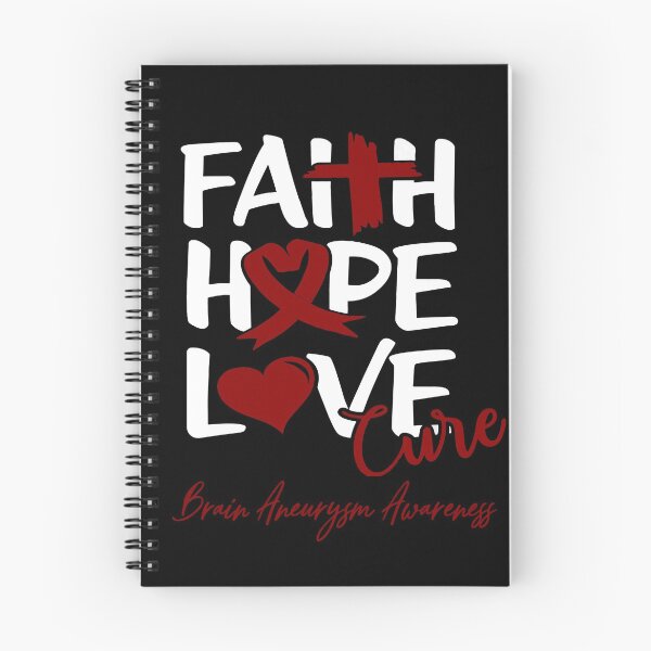 Item preview, Faith Hope Love Cure Brain Aneurysm Awareness designed and sold by Grooffos.
