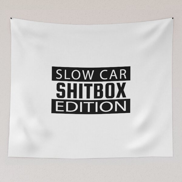 Item preview, SHITBOX Edition - Slow Car - Perfect Bumper Sticker for the Car Lover designed and sold by JasKei-Designs.