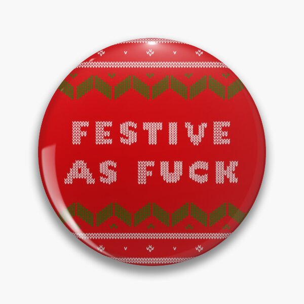 Item preview, Festive As Fuck ugly sweater designed and sold by Ahhvocadoh.