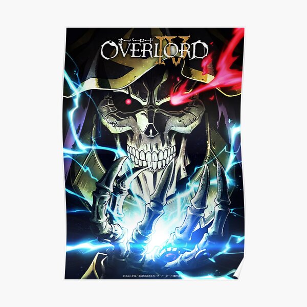 Overlord Saison 4 Anime Art visuel Poster