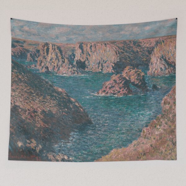 Item preview, Port Domois Belle-Isle 1887 - Claude Monet - Remimagined designed and sold by ImagenImages.