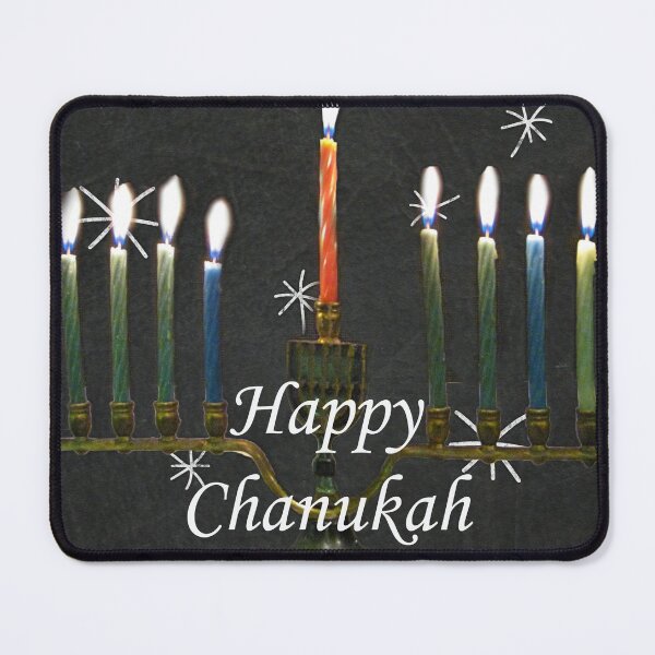 Item preview, Happy Chanukah Menorah designed and sold by ninasilver.