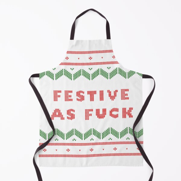 Item preview, Festive As Fuck ugly sweater designed and sold by Ahhvocadoh.