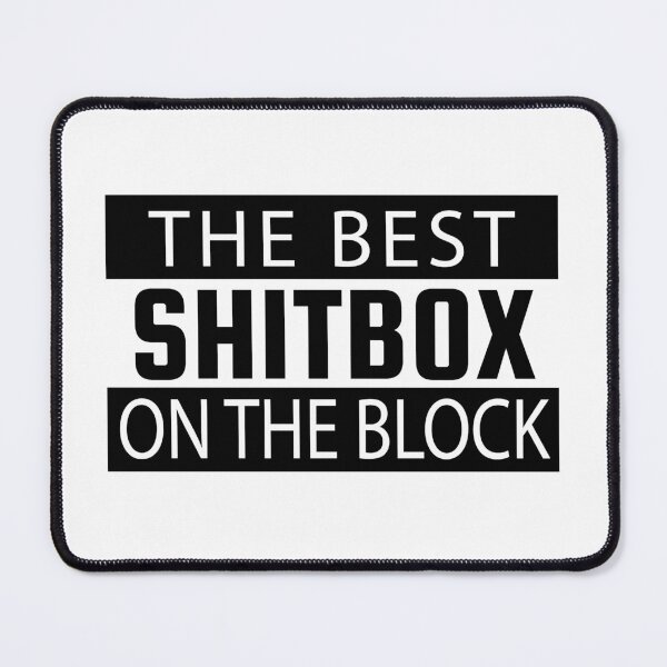 Item preview, SHITBOX Edition - Best shitbox on the Block - Perfect Bumper Sticker for the Car Lover designed and sold by JasKei-Designs.