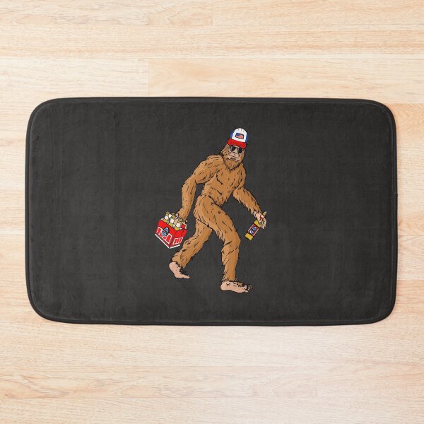 Item preview, Beer Drinkin' Bigfoot 6-Pack Sasquatch w/ Trucker Hat designed and sold by robotbasecamp.