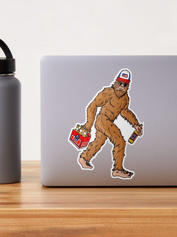 thumbnail image 2 of Bigfoot Turkey Hunting Decal Sticker - Premium Outdoor Vinyl Sasquatch Box Call Design 2 of 10