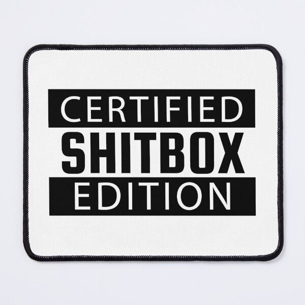 Item preview, SHITBOX Edition - CERTIFIED Shitbox - Perfect Bumper Sticker for the Car Lover designed and sold by JasKei-Designs.