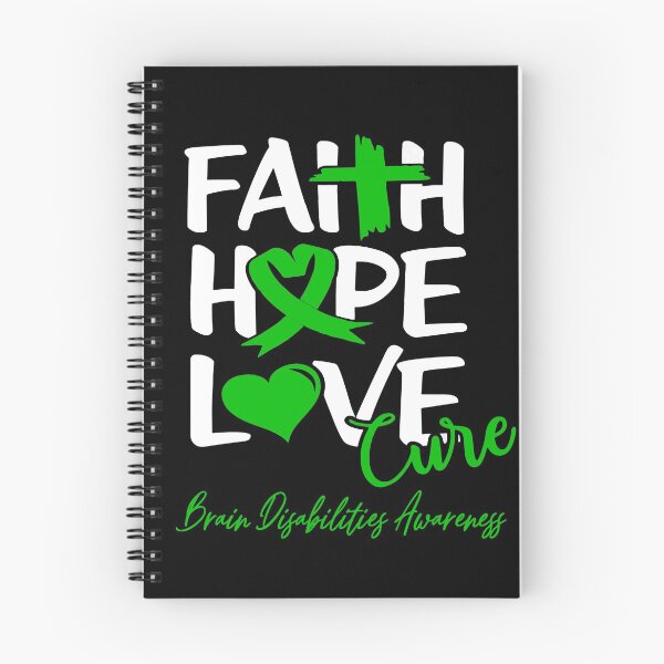Item preview, Faith Hope Love Cure Brain Disabilities Awareness designed and sold by Grooffos.